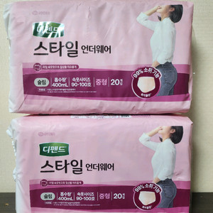 디펜드 스타일 언더웨어 슬림 중형 20P X 2팩