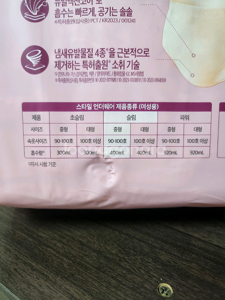 디펜드 스타일 언더웨어 슬림 중형 20P X 2팩--1