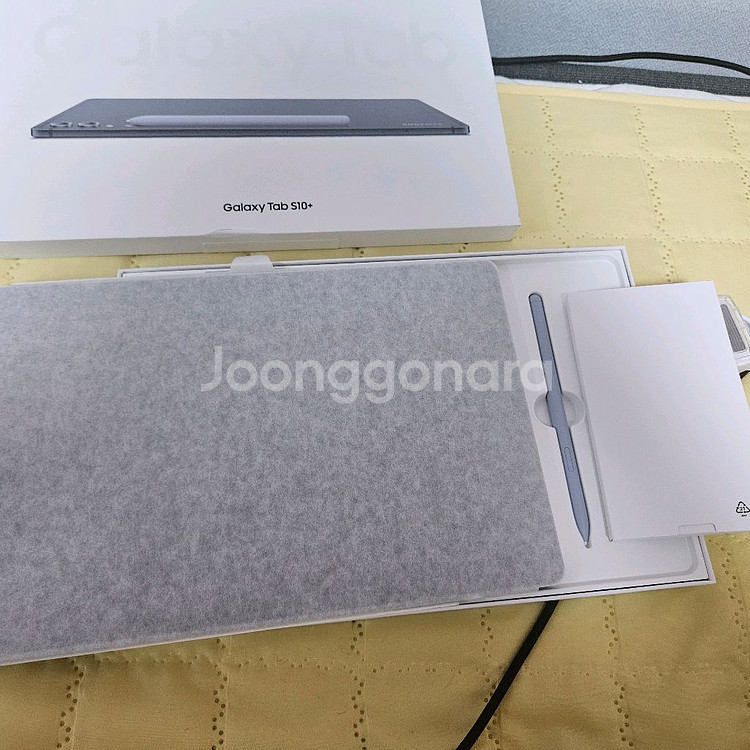 갤럭시탭 s10+ 256기가 와이파이 새상품--4