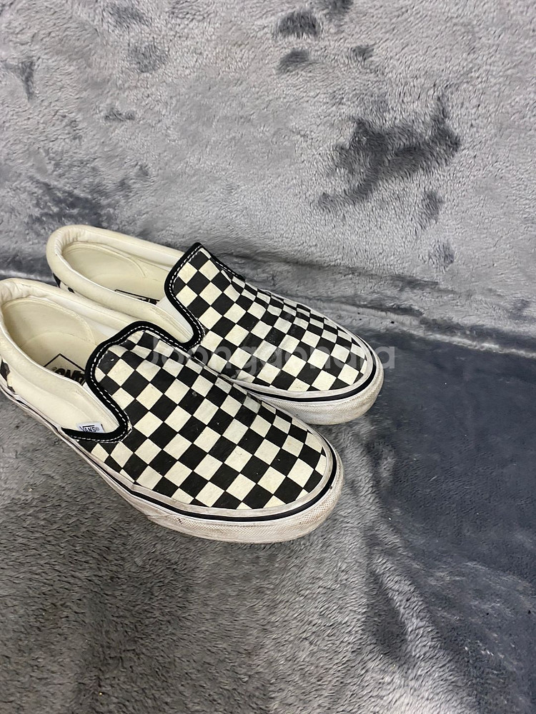 반스 체커보드 스니커즈 260--1