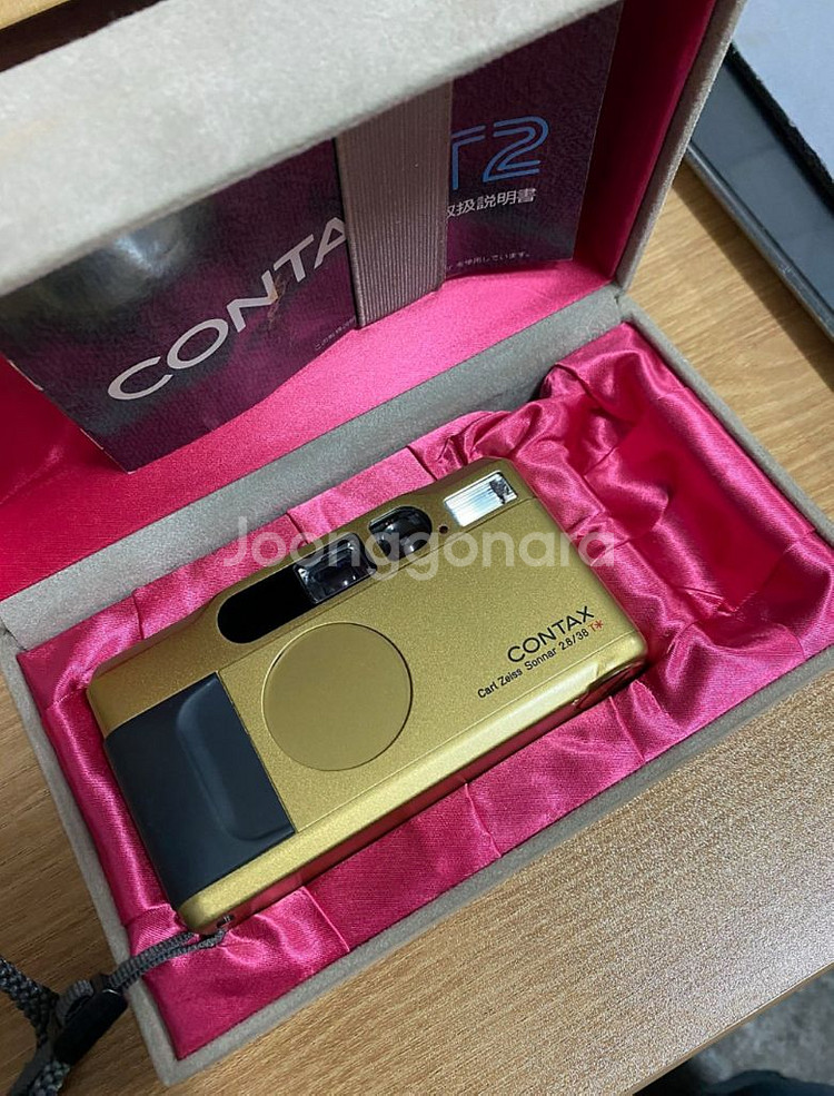 콘탁스 t2 gold 필름카메라--1
