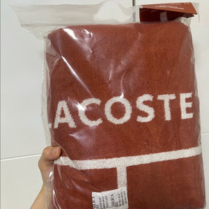 스타벅스x라코스테 트렌타월 테라코타 미개봉