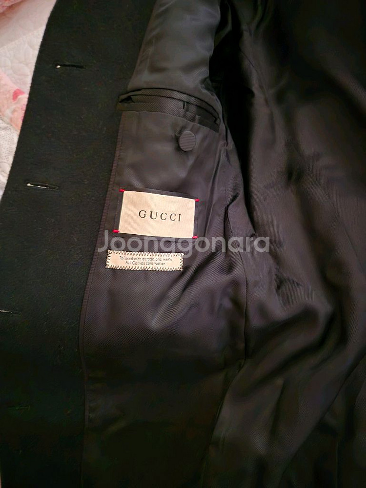 구찌 울 롱코트--2