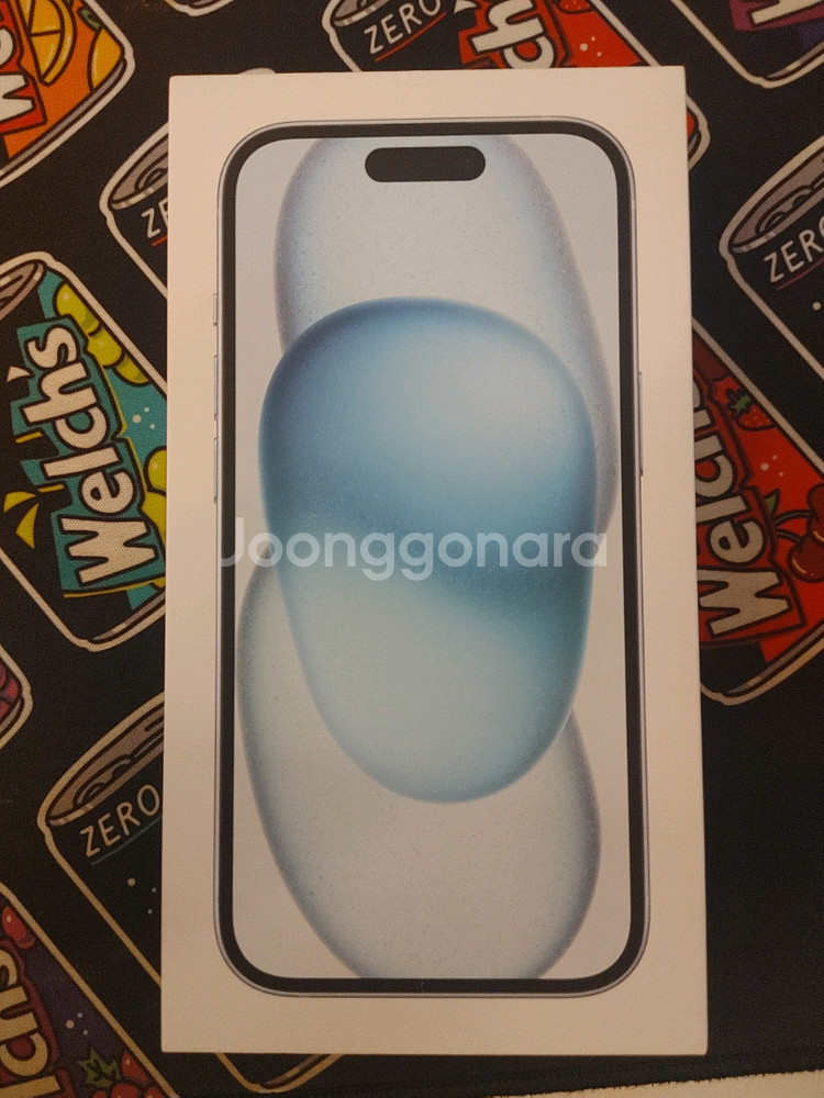 아이폰 15 블루 128GB 오늘 개봉만 해본 거의 새--0