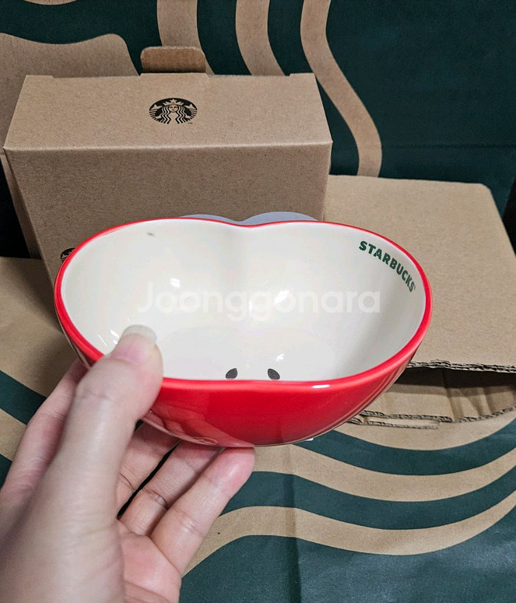 새상품S급]스타벅스 그로서리 마켓 애플 요거트 볼--2