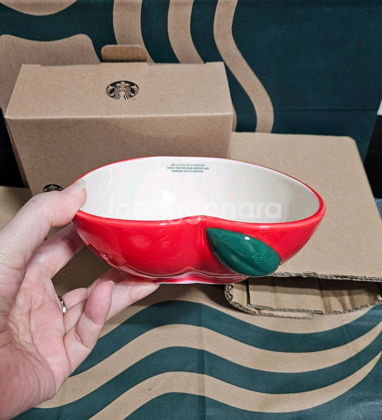 새상품S급]스타벅스 그로서리 마켓 애플 요거트 볼--4