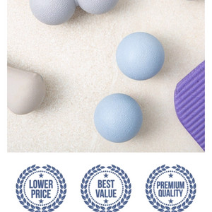 (반택포) TPE 마사지볼(땅콩, 싱글) 3종 세트