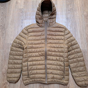 h&m 경량패딩 브라운 레귤러핏 m사이즈