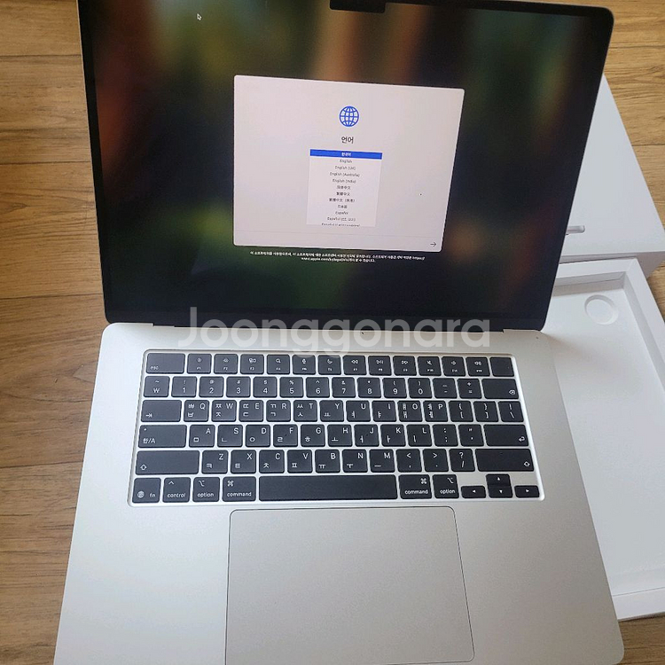 맥북에어 M4 512GB 15인치 신품급--6