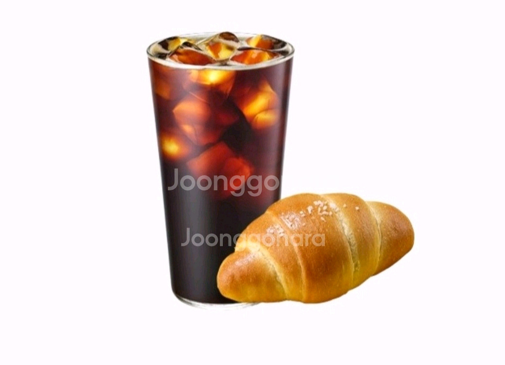 이디야 아메리카노+소금빵 세트--0