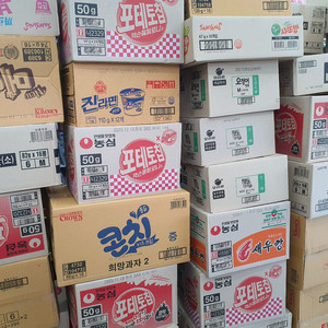 10월 컵라면(초특가) 및 과자 초콜렛 간식 최저가에