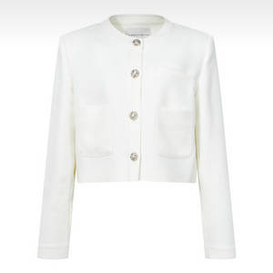 10MONTH 텐먼스 소쟌 트위드자켓 S