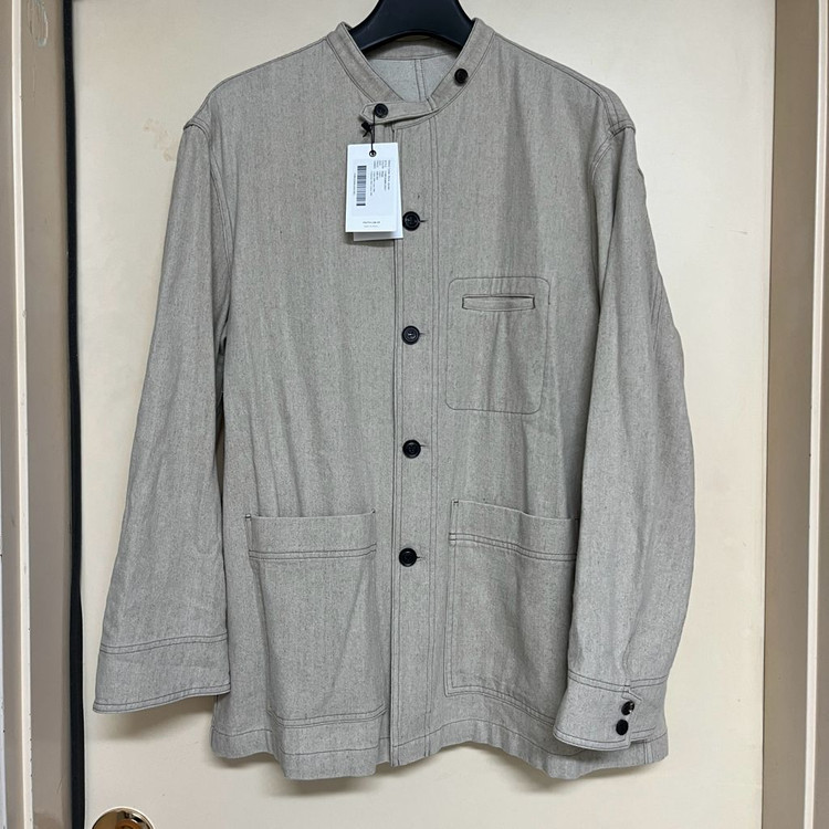 [L]유스 스탠드카라 워크자켓 베이지 youth--4