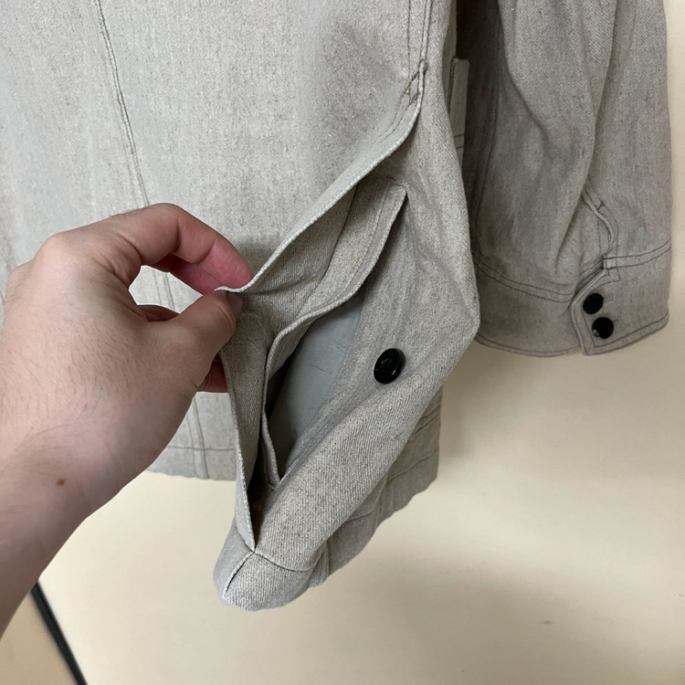 [L]유스 스탠드카라 워크자켓 베이지 youth--9