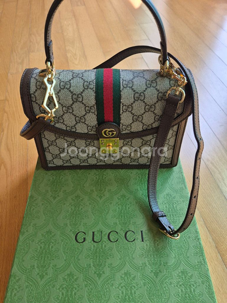구찌 오피디아 GG 탑핸들백--3
