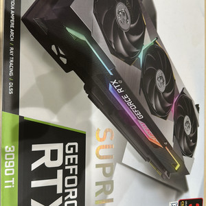 MSI RTX 3090Ti 슈프림 팝니다