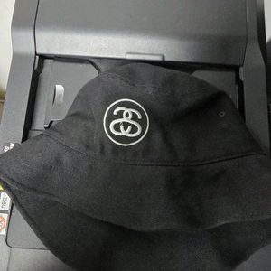 스투시 블랙 버킷햇 모자