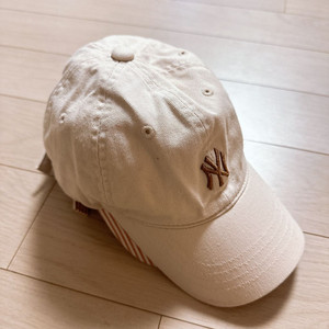 키즈 어린이MLB 엠엘비 NY 베이지 볼캡 49-51