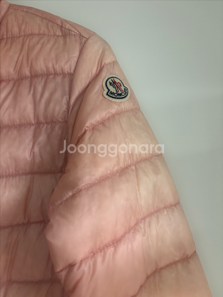 몽클레어 여성패딩 란스 00사이즈 핑크 정품--1