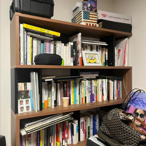 두닷 스택 1200 책장 월넛/블랙