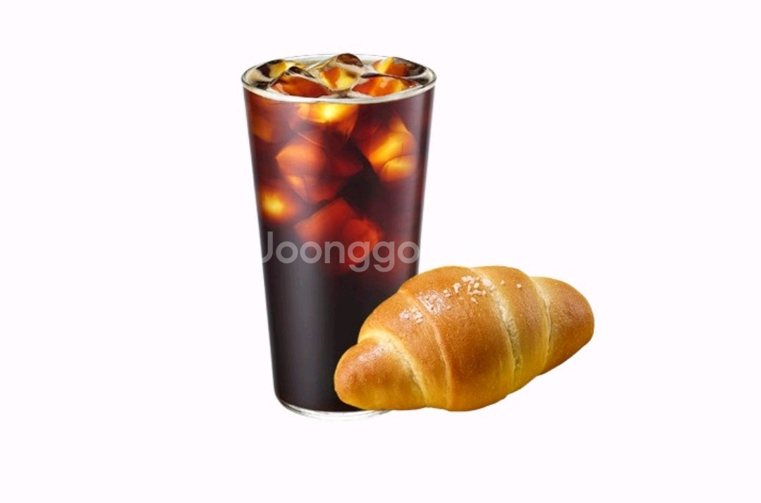 이디야 아메리카노L+소금빵(메뉴변경 가능)--0