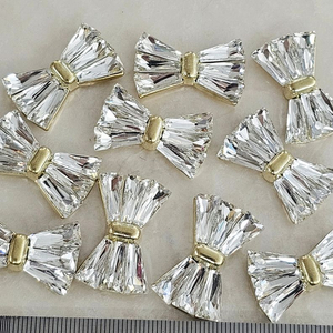 금속 골드 큐빅리본 10개 일괄