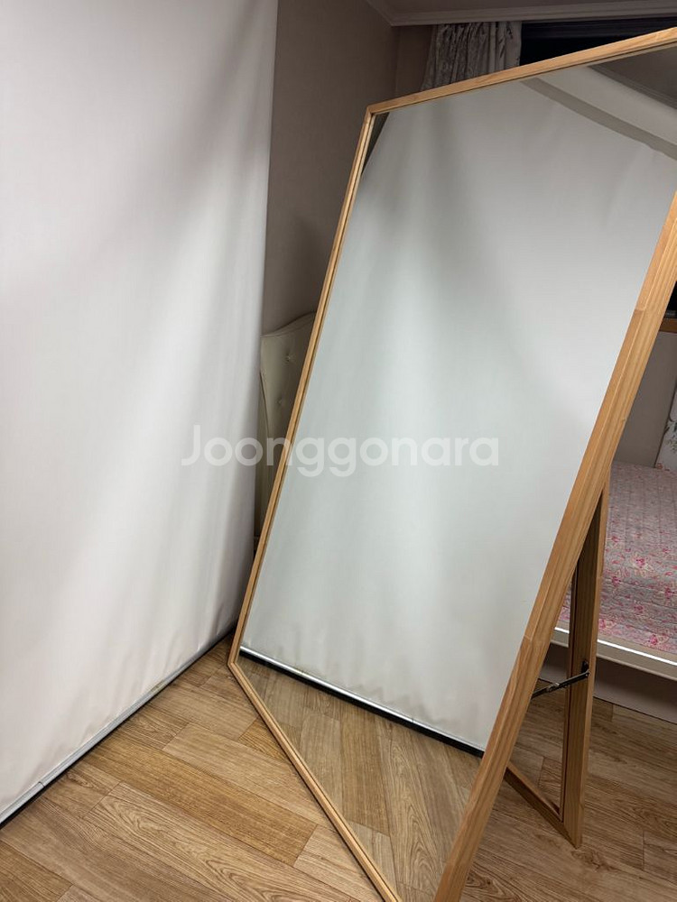 대형 원목프레임 스탠딩 전신거울--0