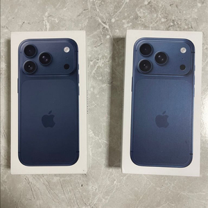 아이폰 17프로 256G 딥블루 자급제 미개봉 2대
