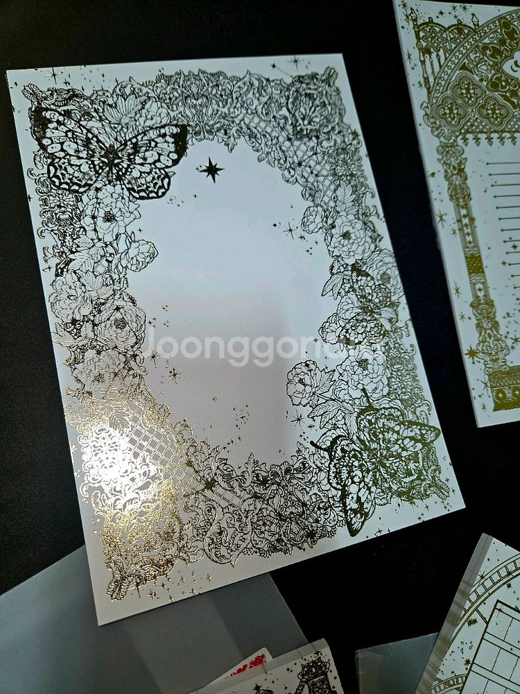 리벳(세레스샵)님 금박 메모지 빈티지 다꾸 떡메 판매--4