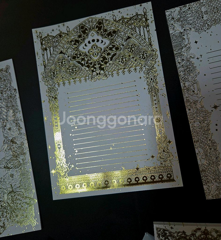 리벳(세레스샵)님 금박 메모지 빈티지 다꾸 떡메 판매--5