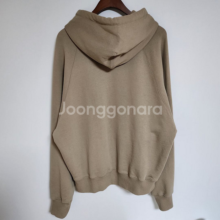 XL 아미 베이지 빅하트 자수 후드티 USW202--4