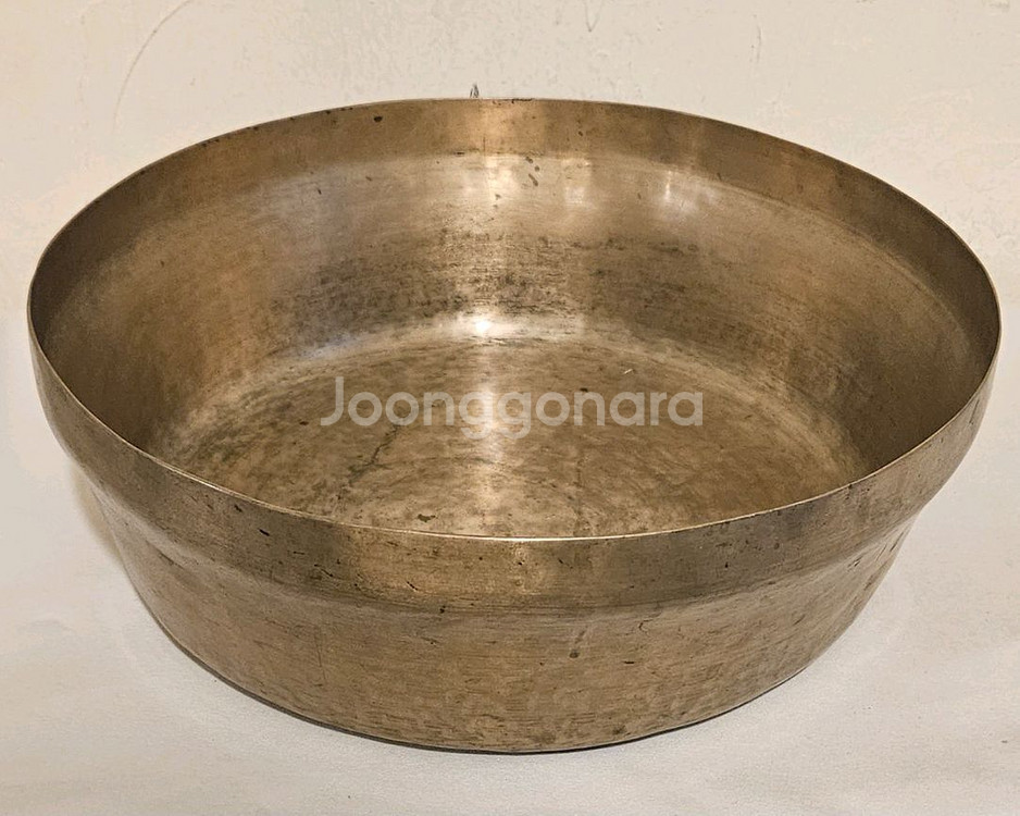 조선 방짜 유기 푼주 (대형 놋그릇)--0
