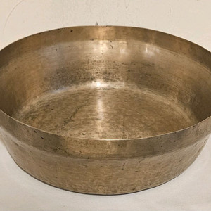 조선 방짜 유기 푼주 (대형 놋그릇)