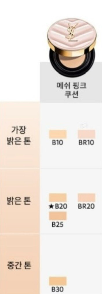 입생로랑 뚜쉬 에끌라 글로우 팩트 쿠션 B20 새상품--3