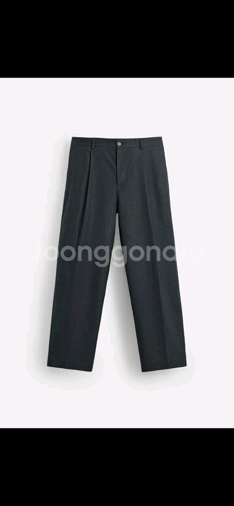 자라 턱 디테일 팬츠--6