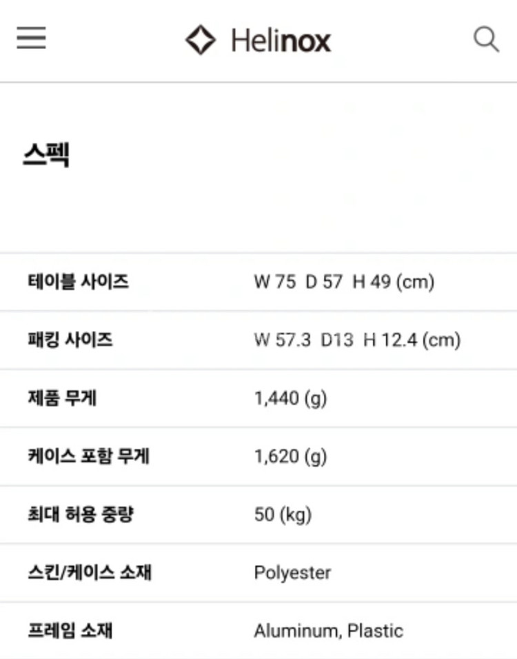 (가격인하) 헬리녹스 택티컬 테이블 라지 / 멀티캠--8