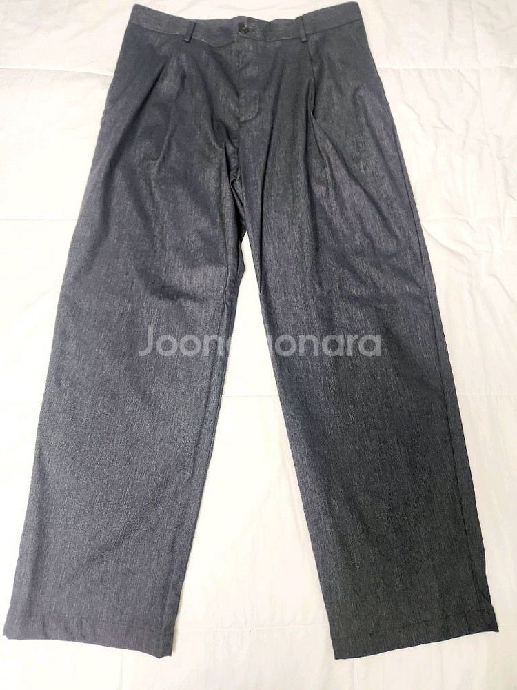 자라 턱 디테일 팬츠--4