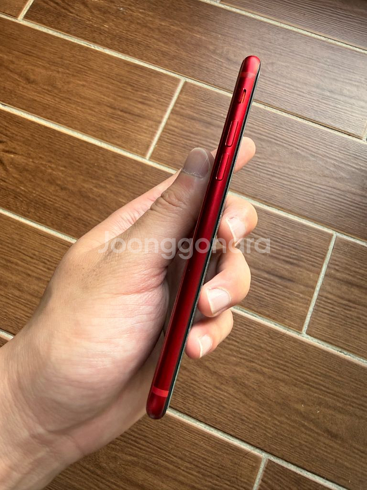 새거급 애플 아이폰 레드 128GB 배터리 성능100%--2