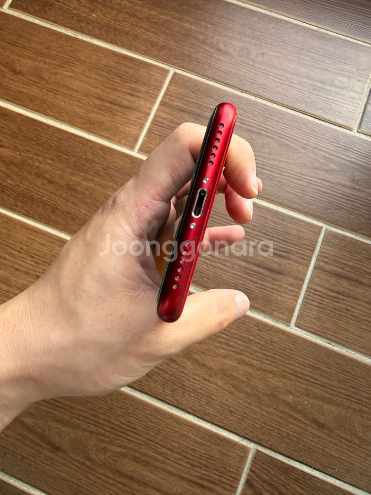 새거급 애플 아이폰 레드 128GB 배터리 성능100%--5