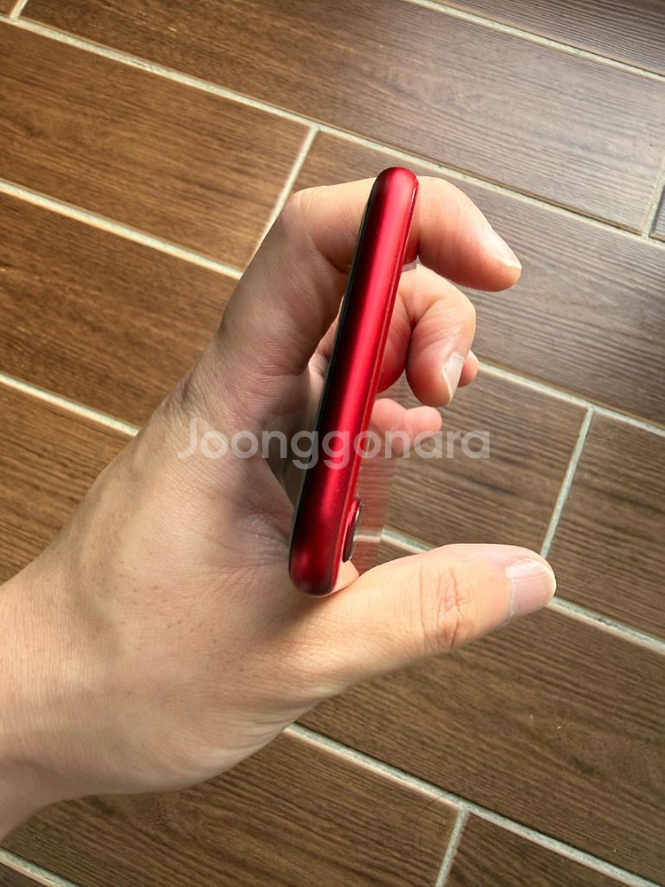 새거급 애플 아이폰 레드 128GB 배터리 성능100%--4