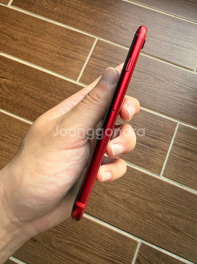 새거급 애플 아이폰 레드 128GB 배터리 성능100%--3
