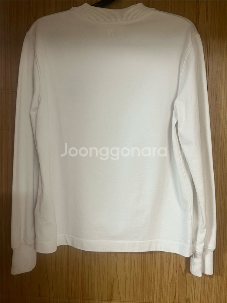 아미 라이트웨이트 스몰하트 맨투맨 화이트 XXS--7