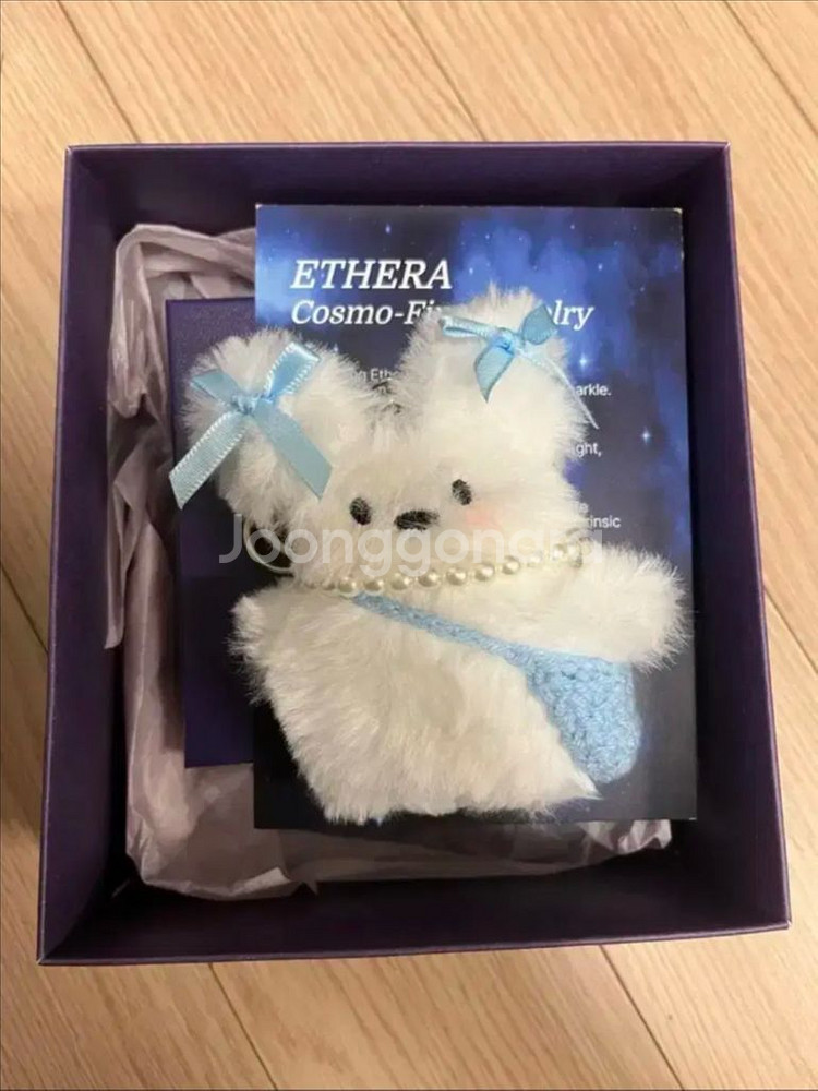 에테르아 파베포 클로버 목걸이 새상품--2