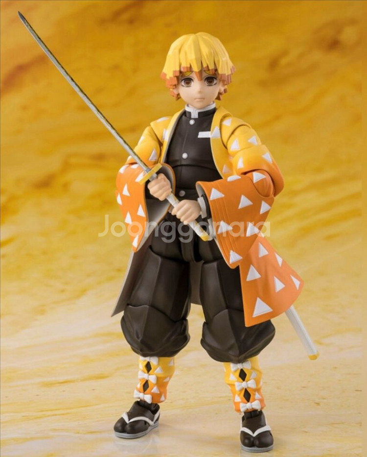 귀멸의 칼날 젠이츠 shf 피규어 액션 피규어--1