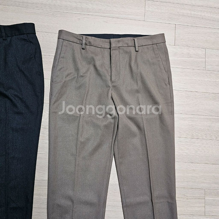 34~35 지오다노 남자 겨울 슬랙스 정장 바지 브라운--4