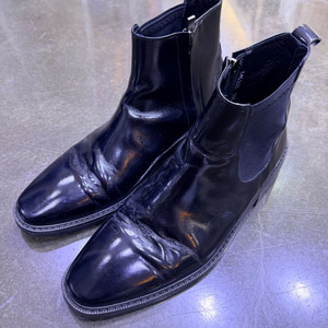 커스텀무드 소가죽 지퍼 첼시부츠 265