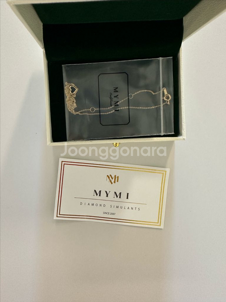 마이미 임블리하트목걸이 새상품--3