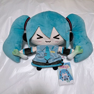 하츠네 미쿠 푹신푹신 시리즈 퍼펫 손 인형 누이