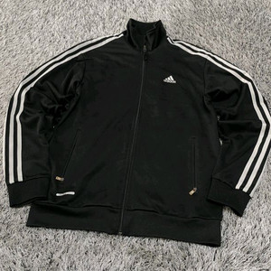 아디다스 블랙 검정 트랙탑 져지집업 95/M
