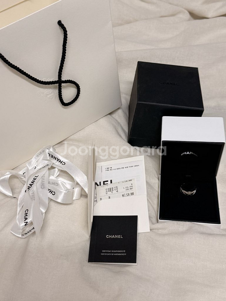 샤넬 코코크러쉬 스몰 화이트골드 54호(14호) 정품--0